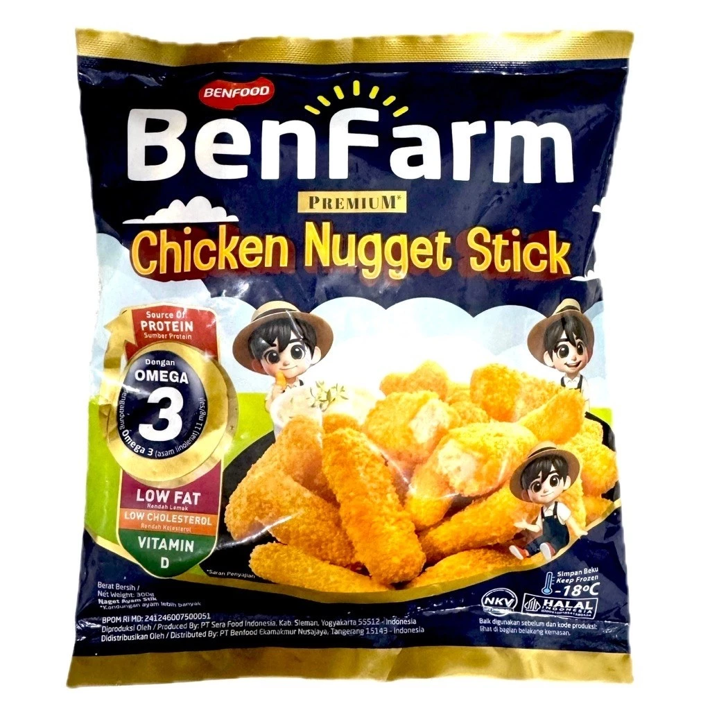 Benfarm Premium Chicken Nugget Stick 300g